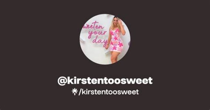Kirsten Too Sweet: The Rising Star on OnlyFans