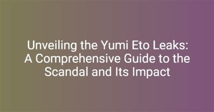 Unveiling the Mystery Behind Yumi Eto's Age